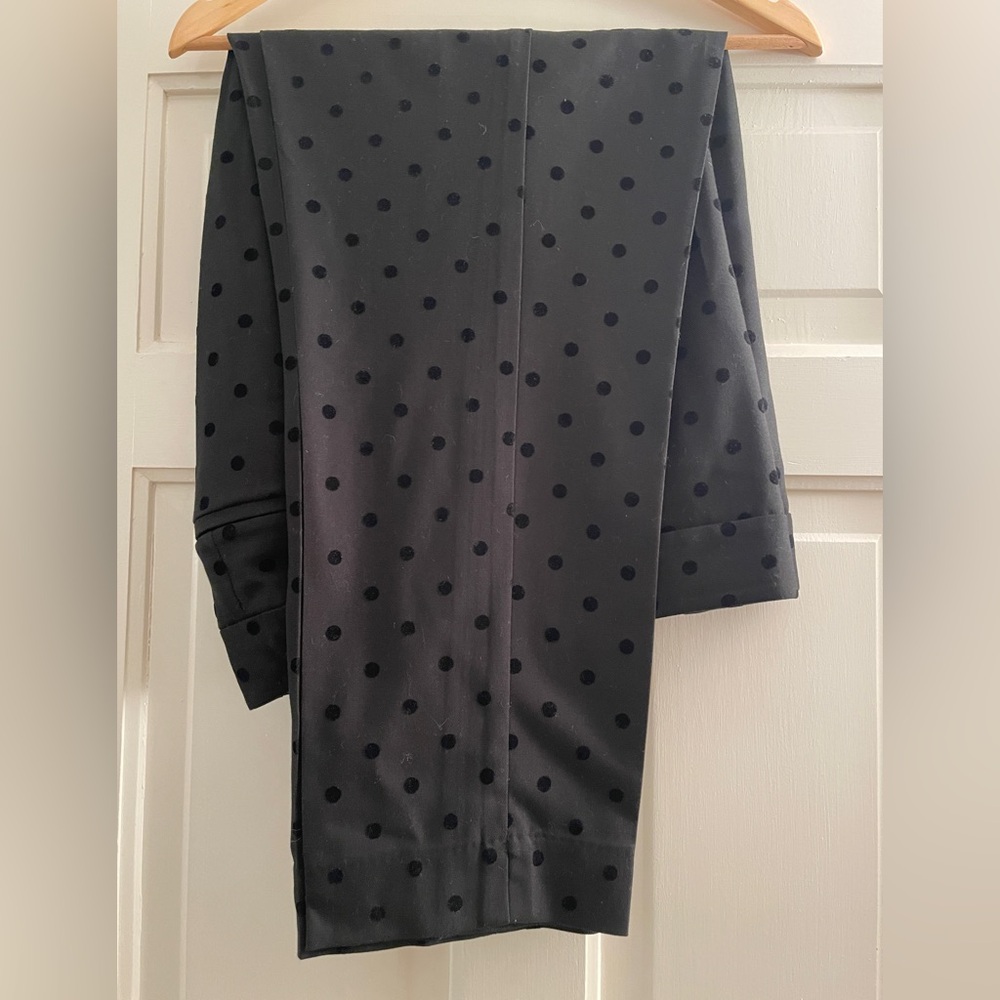 Talbots Black Polka Dot Women's Hampshire Pants